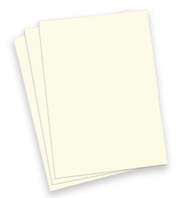 A3 White Gloss Binding Covers