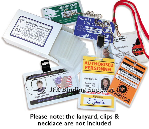 Luggage Sized 500 Micron Gloss Laminating Pouches With A Slot