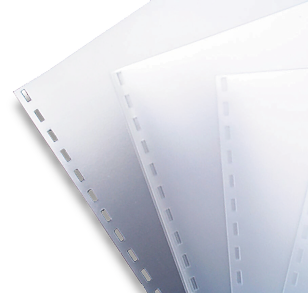 A4 Clear PVC Binding Covers Punched 21 Holes