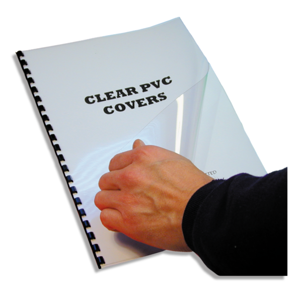 A4 Clear PVC Binding Covers 140 micron