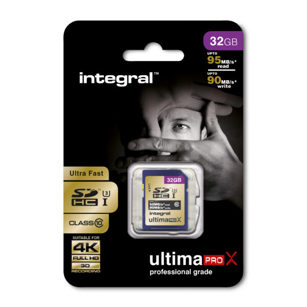 32GB Integral UltimaPro X SDHC Card