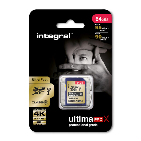64GB Integral UltimaPro X SDXC Card