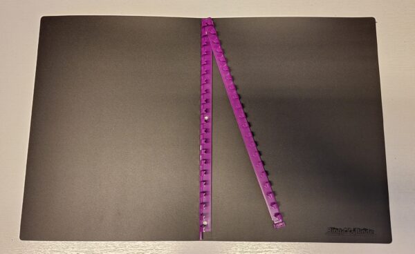 12mm Black/Violet ECO Swing-ring Binder
