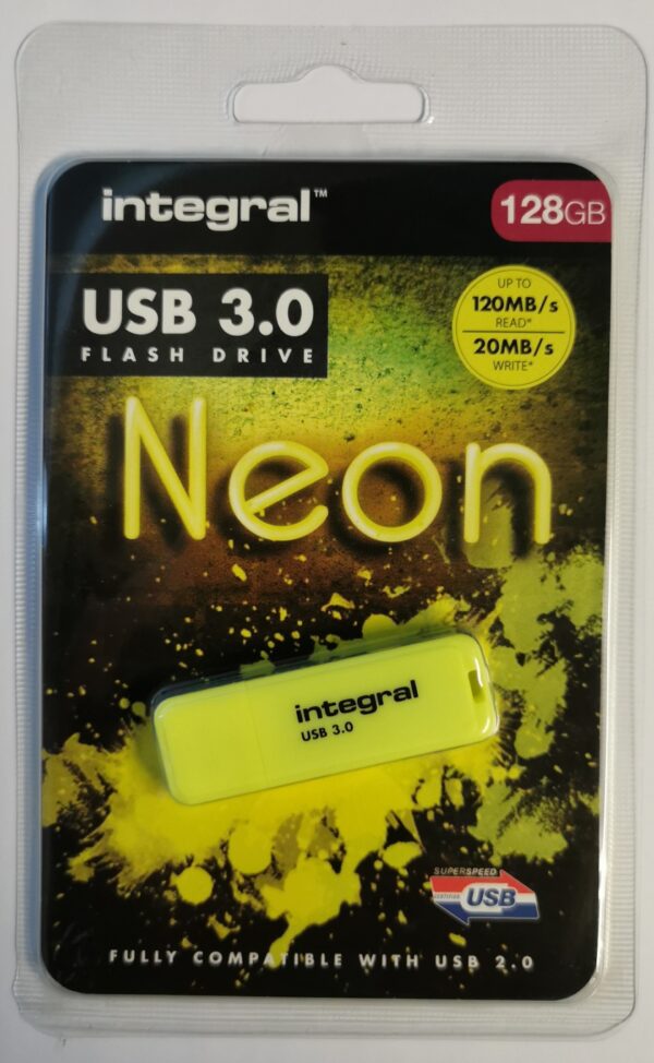 Integral Neon 128GB USB 3.0 Flash Drive